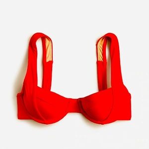 JCREW - 32C - Cross-back underwire bikini top